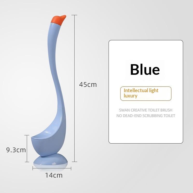 Милая Туалетная Щетка с Длинной Ручкой в Форме Лебедя Держатели для Туалета Аксессуары для Ванной Комнаты Пластиковый Поршень для Туалета Бытовой Инструмент для Уборки