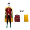 Jumpsuit Superhero Robin With Eye Patch Cloak For Halloween Cosplay And Party