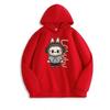 Fashion Men Women's Hoodies Cartoon Labubu Monster Print Pullover Top Casual Sweatshirt Kids Hoodies Clothing