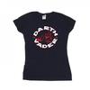 Womens/Ladies Darth Vader Badge Cotton T-Shirt