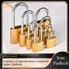 Железный латунный навесной замок противоугонный студенческий бытовой замок водонепроницаемый медный замок для дома школы