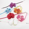 Minority Design Flower Choker Jewelry Accessories Ribbon Necklace Butterfly Orchid Earrings Gift