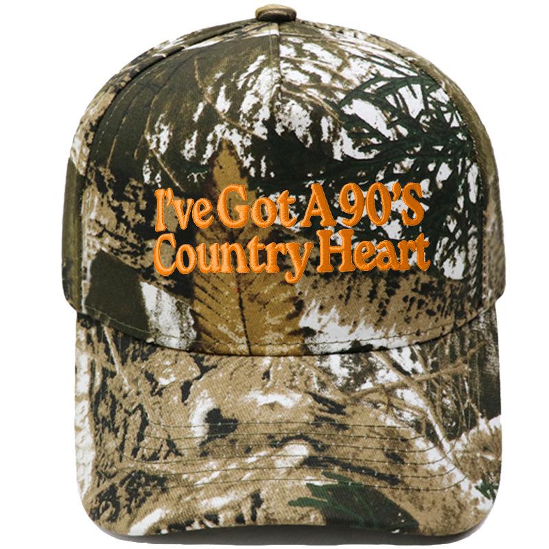 I've Got A'S Country Heart Truck Driver Hat Embroidery Color Matching Baseball Hat Men's and Women's
