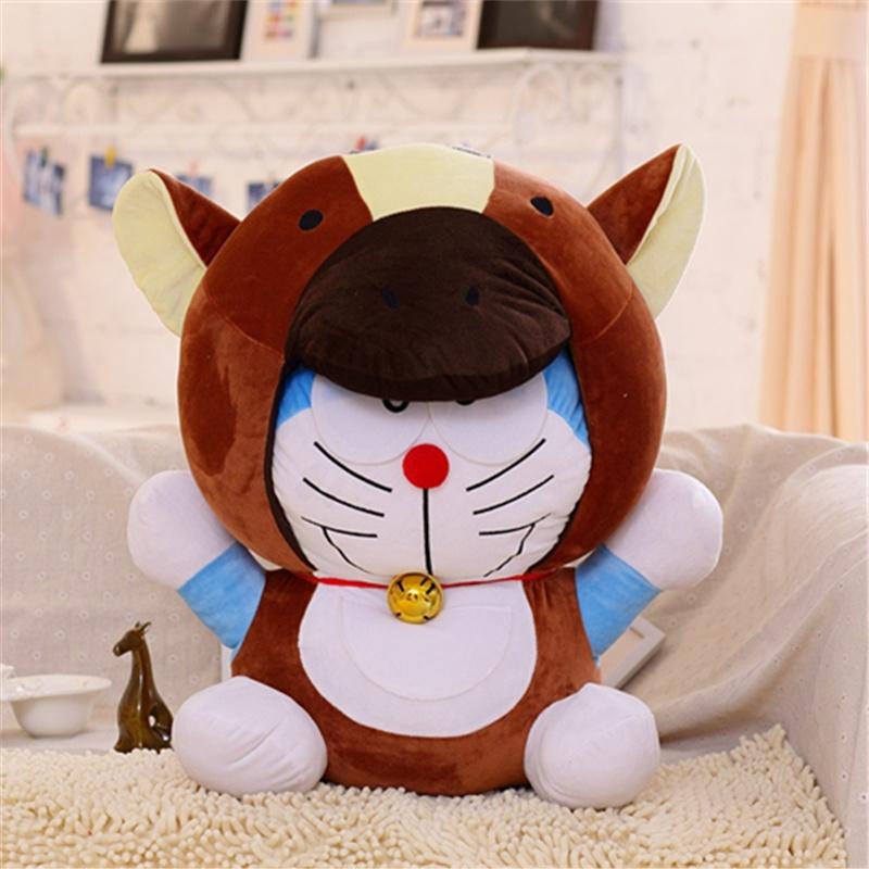 20-70cm Cartoon Creative Doraemon Zodiac Plush Fashion Style Home Decoration Software Pillow Anime Doraemon Juguetes del zodiaco