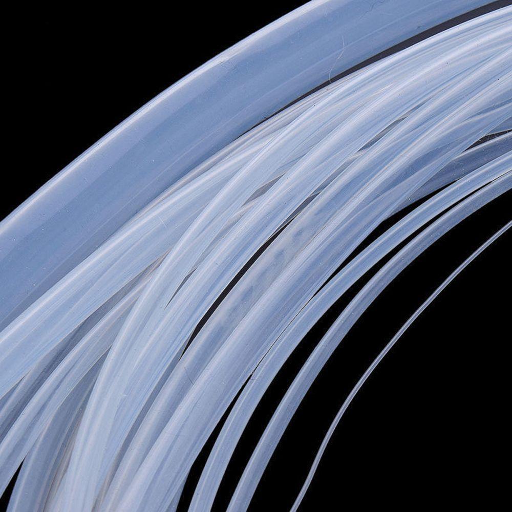 1M безопасная пищевая прозрачная мягкая резиновая силиконовая трубка полупрозрачный шланг