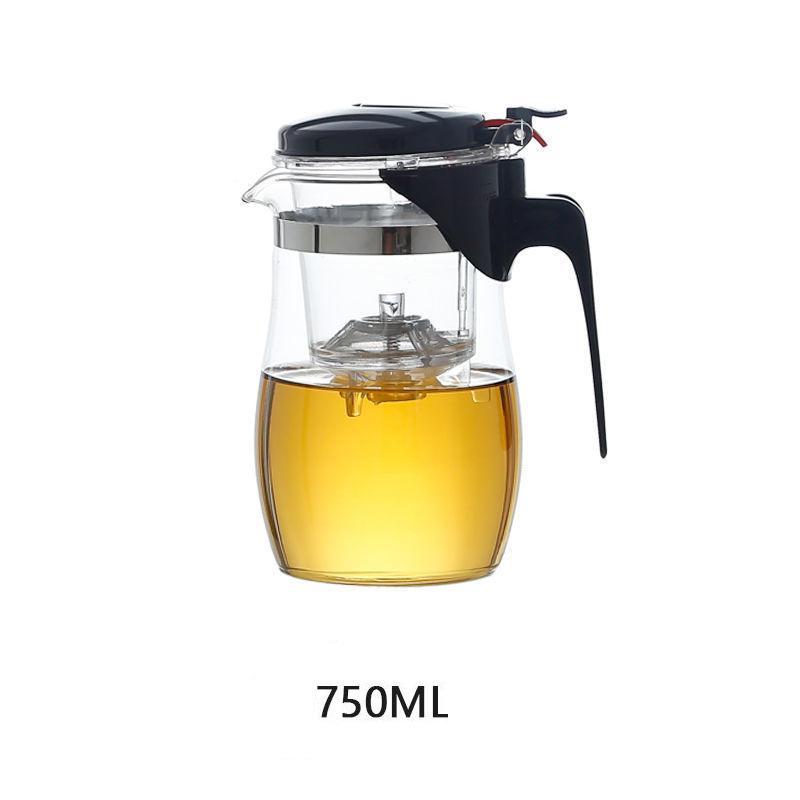 Стеклянный чайник со съемным заварочным устройством, чайник для листового чая