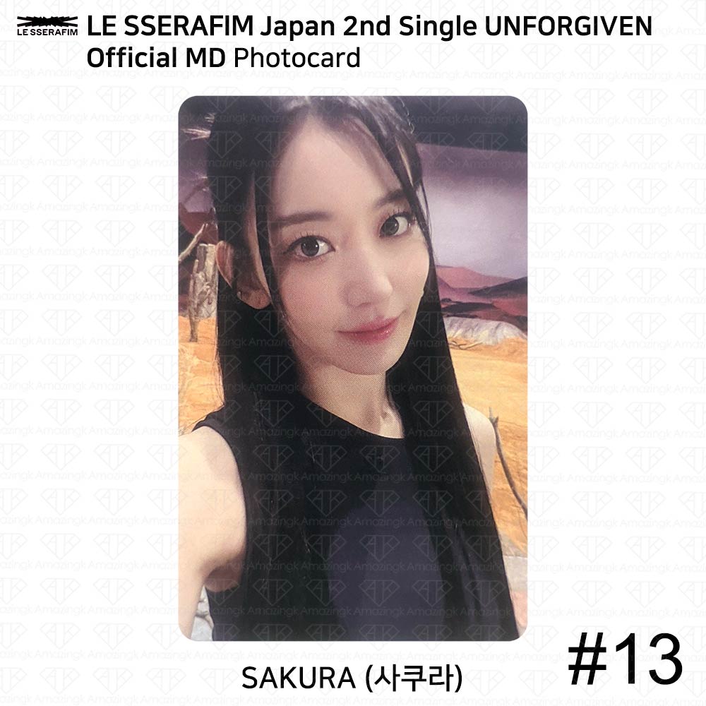 LE SSERAFIM Japan 2nd Single UNFORGIVEN Official MD Random Photocard Chaewon