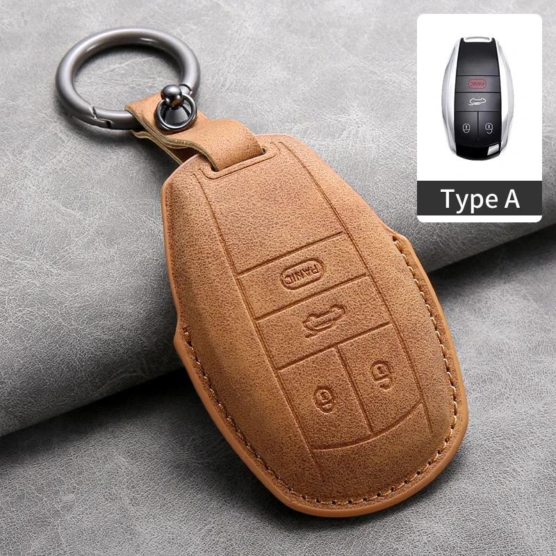 Car Styling Remote Key Case Cover Shell Protection Auto Keychain Bag Accessories For Bentley Bentayga 2017-2021 2AHMV-YK1