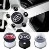 AABJC1 4Pcs 56mm 60mm Car Wheel Center Hub Cap Cover Emblem Stickers For Kia Sportage 3 Rio Ceed Carnival Picanto Soul EV6 Niro Forte