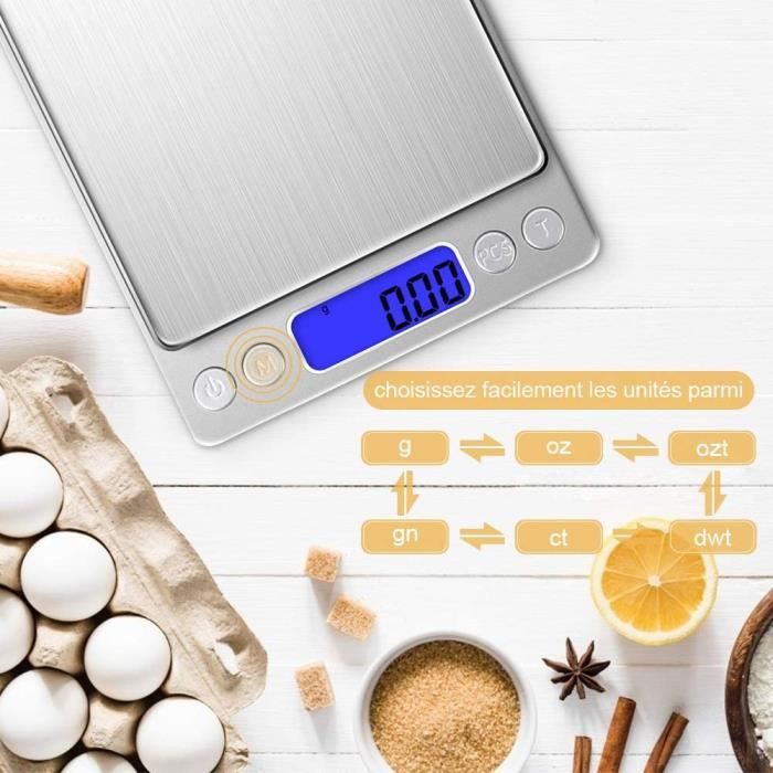 Прецизионные весы 500 г/0,01 г, Кухонные весы/Карманные весы/Ювелирные весы, Высокоточные электронные весы