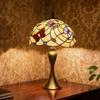 Tiffany Copper Glass Table Lamp - European Style, Creative, Luxurious Bedside Desk Lamp