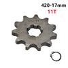 420 10T 11T 12T 13T 14T 15T 16T 17T 18T 19T Tooth 17mm ID Front Engine Sprocket Motorcycle Part