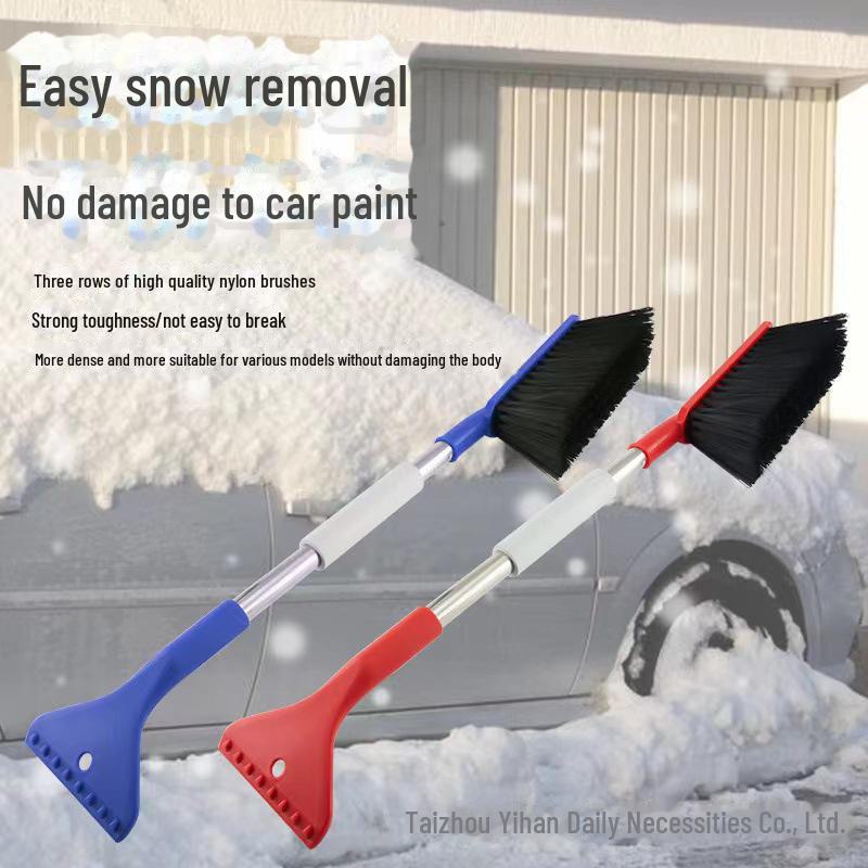 Лопата для уборки снега с насадкой «два в одном» — зимний очиститель, который не повредит краску автомобиля.