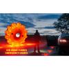 LED Road Flares Flashing Emergency Warning Light USB Rechargeable Help Flash Roadside Safety Disc Magnetic Flashing Base