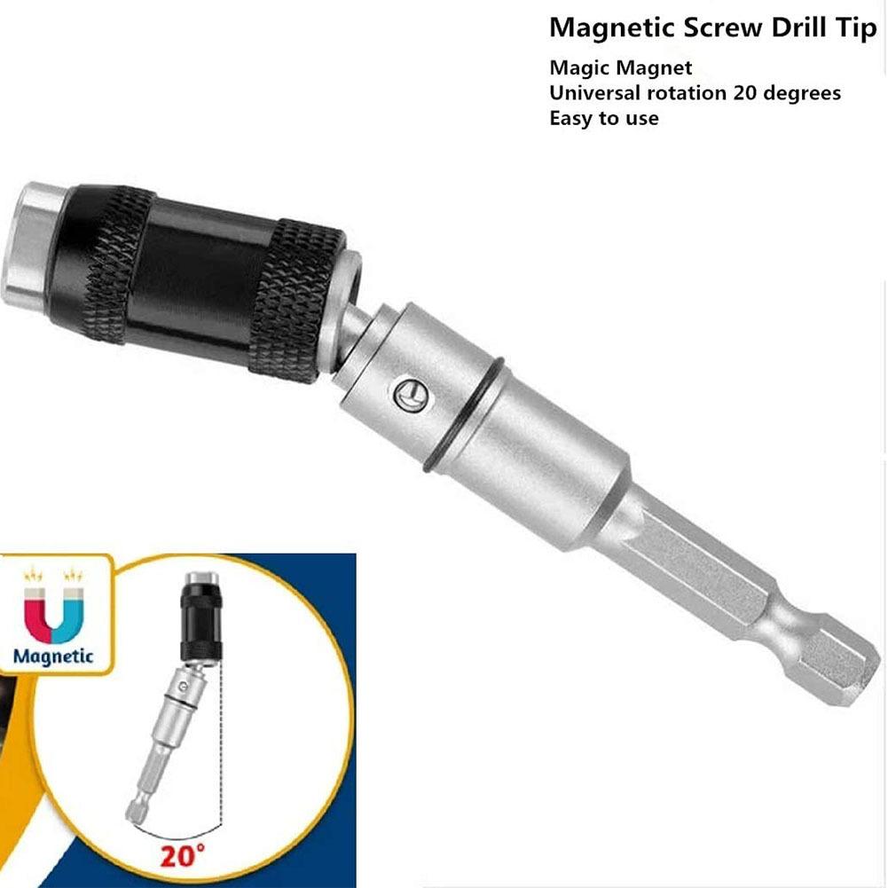 1/4" Магнитный поворотный винт Фиксатор сверла Держатель бит Быстросменный привод Направляющая Дрель Ручной инструмент Удлинитель отвертки