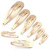 50pcs Thick Metal Hair Clips Water Drop Shaped Hairpins BB Hairclips Snap Barrettes For DIY Headwear Jewelry Making Accessories