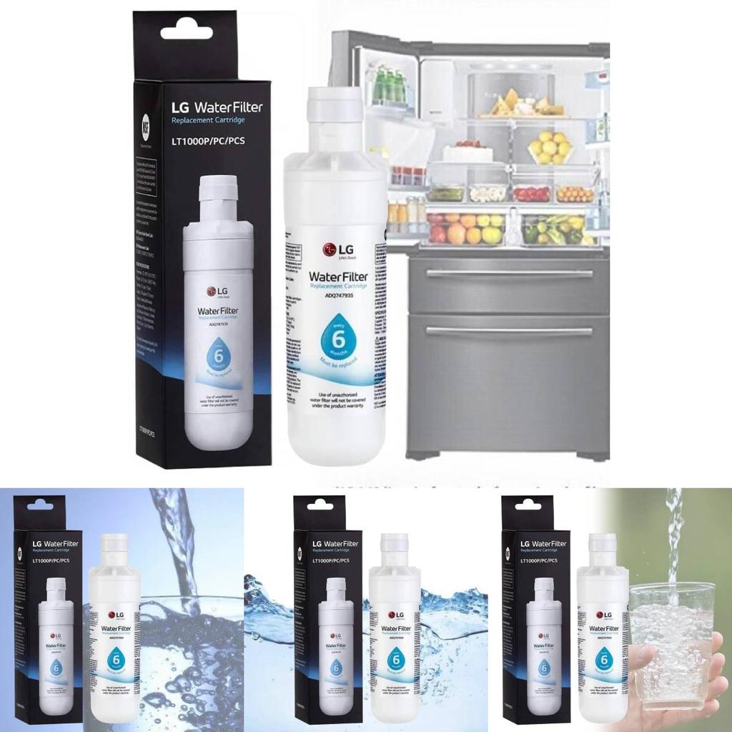 Lt1000p Водяной фильтр для холодильника Высокая емкость 200 галлонов Белый очиститель