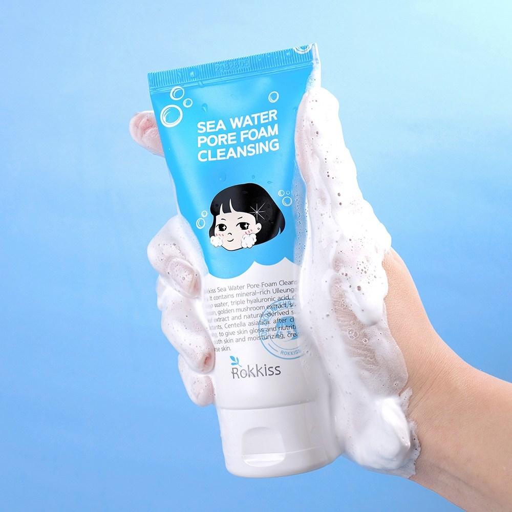 Rockies Sea Water Pore Foam Cleansing, 120ml, 2 Units