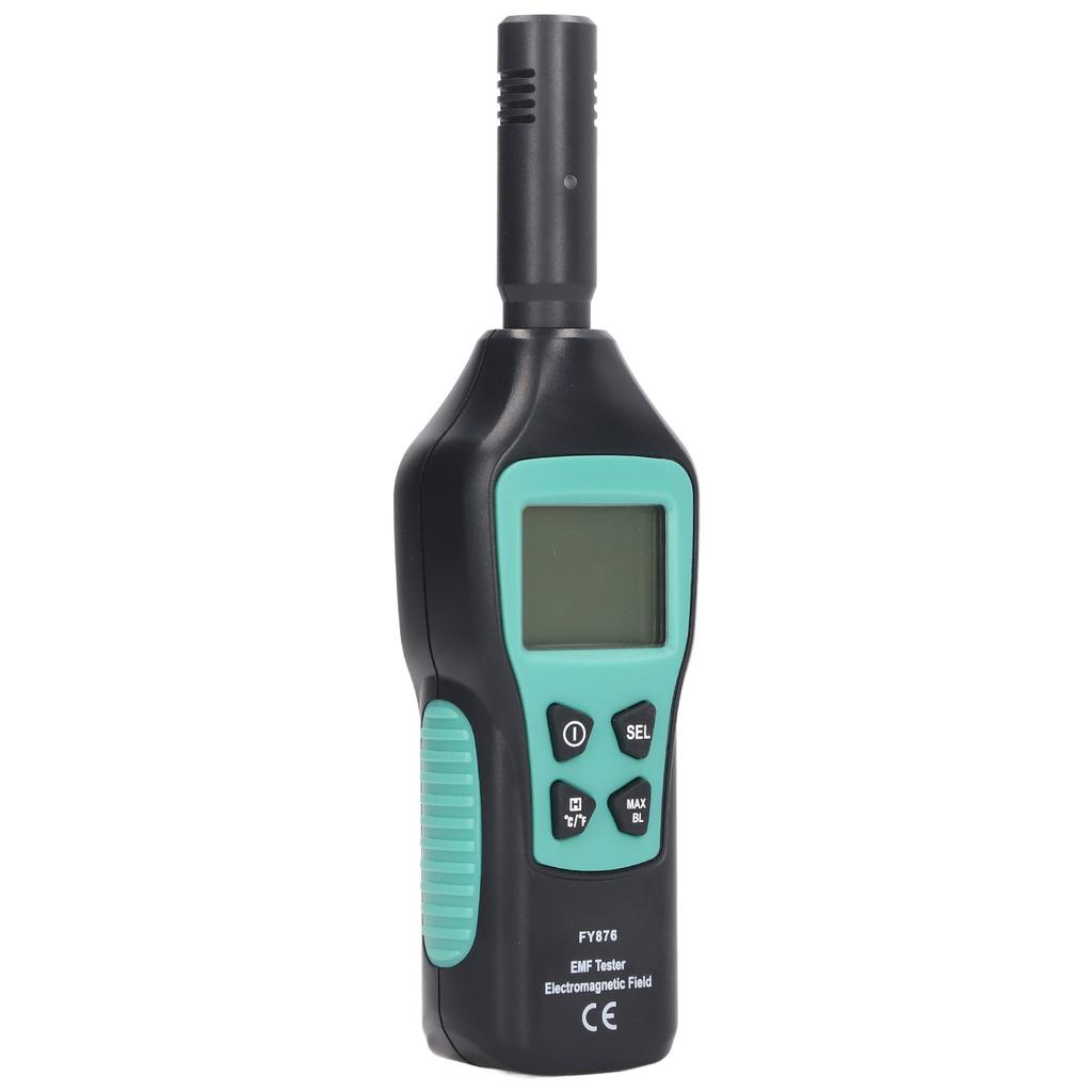 EMF Meter Electromagnetic Field Detector Handheld Temperature Tester for TV Computer