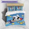 KRTECEK 3pcs Bedding Set Duvet Cover Closure Includes 1 Duvet Cover & 2 Pillowcases for All Seasons Bedroom Home Dorm Decor