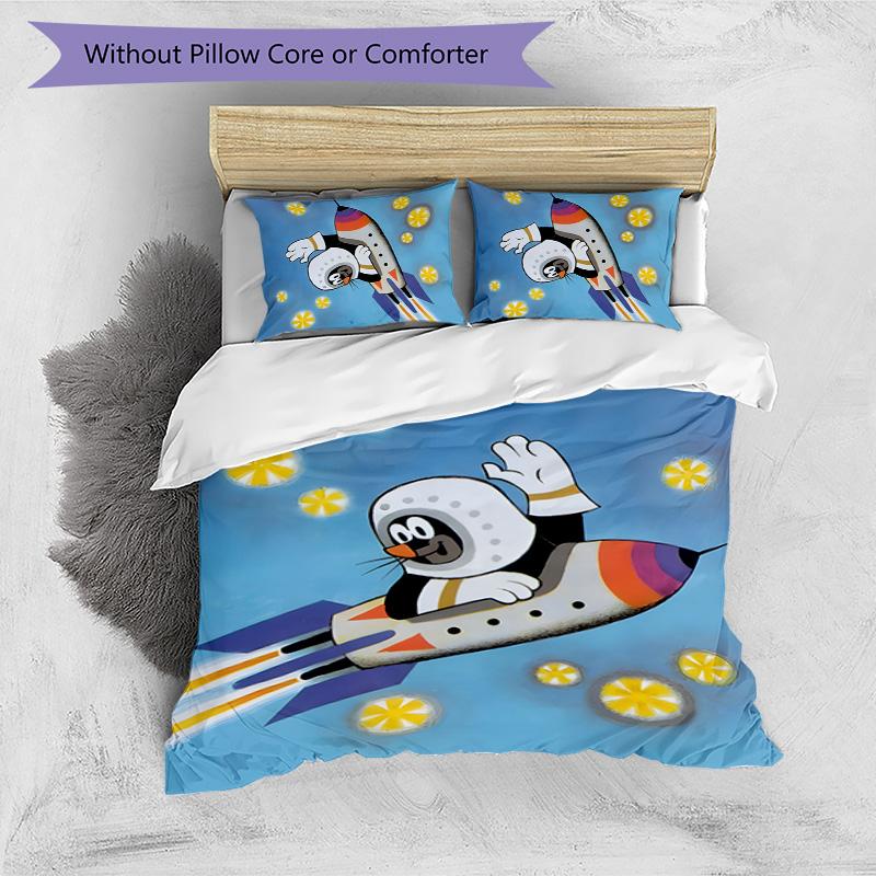 KRTECEK 3pcs Bedding Set Duvet Cover Closure Includes 1 Duvet Cover & 2 Pillowcases for All Seasons Bedroom Home Dorm Decor