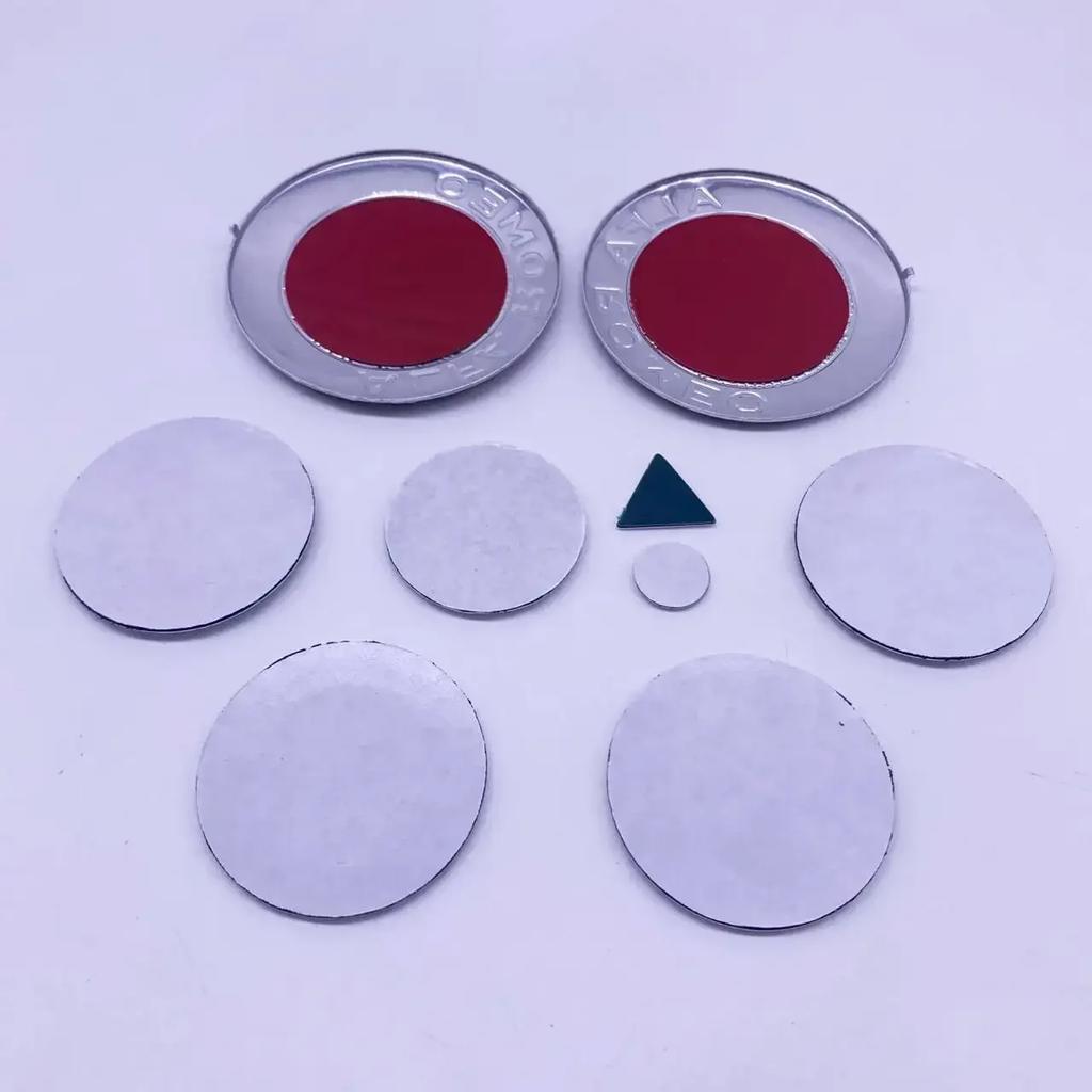 Для Alfa Romeo 2026 Горячая наклейка 1 комплект 9 шт. 74 мм 50 мм 56 мм Капот Багажник 156 166 147 159 Логотип Автомобиля Колпачок Ступицы Колеса Эмблема Brera для