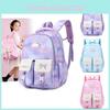Adorable Lightweight Nylon Backpack For 5th And 6th Graders Cartoon Design