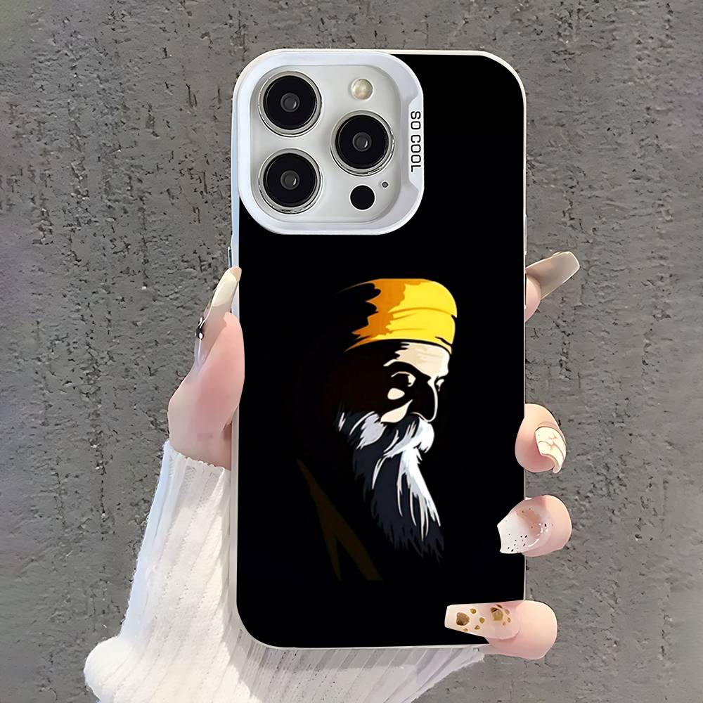 Художественный чехол для телефона с картой Пенджаба для iPhone 17,16,15,14,13,12,11,Pro,XS,Max,Plus,Mini,SE Белый Конфетный Матовый Ударопрочный Чехол
