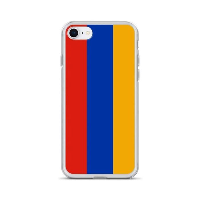 Чехол для iPhone - Arménie - Drapeau - Souple - Multicolore - ТПУ прозрачный