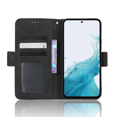 Для Samsung Galaxy A54 5G Несколько слотов для карт PU кожа Противоударный чехол для телефона Магнитная откидная защитная крышка для телефона Кошелек Подставка