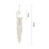 Moon Shaped Dream Catcher Cotton Rope Woven Ornaments Woven Wall Art