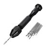 Micro Rotary Tools Woodworking Drilling With Keyless Chuck Aluminum Hand Drill Manual Hand Drill
