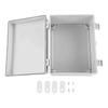 Electrical Junction Box Plastic Buckle Waterproof Project Box Electrical Enclosure with Grey Cover