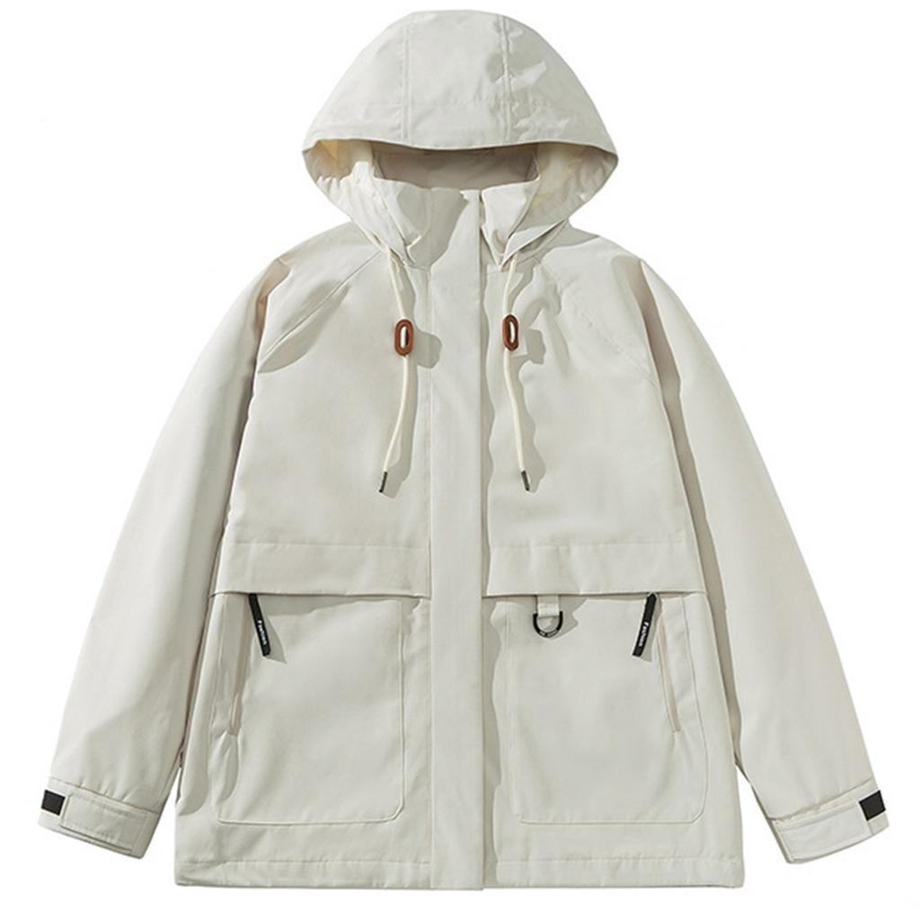 Женский однотонный костюм для улицы с капюшоном и длинными рукавами, ветрозащитная и водонепроницаемая тонкая куртка Ehplore