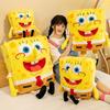 Очаровательная плюшевая игрушка Спанч Боба, мягкая набивная кукла, детская подушка для обнимания, подарок