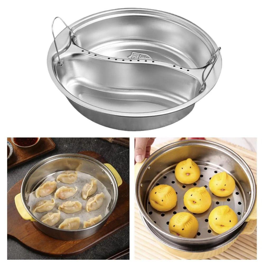 С ручками Пароварка из нержавеющей стали Складывающиеся в стопку вставки для пароварки Форма для еды Кухонная утварь