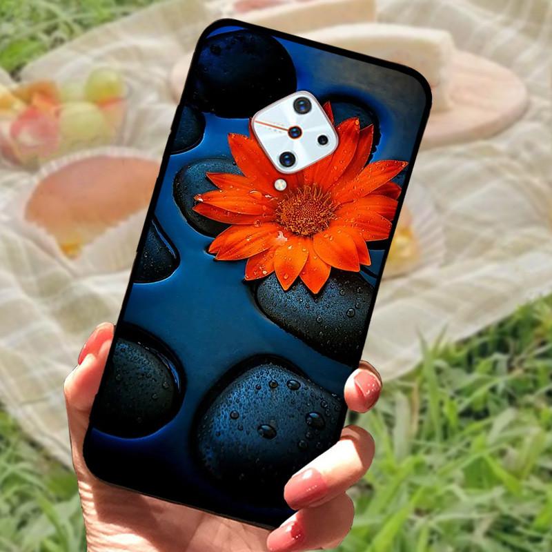 Для Vivo V17 Россия Чехол Vivo 1920 ТПУ Мягкий Силикон Мраморный Чехол для Телефона Для Vivo S1 Pro Fundas V1945A V1945T Чехол Оболочка
