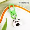 Cute Cartoon Panda Resin Keychain for Students - Perfect Schoolbag Pendant & Gift