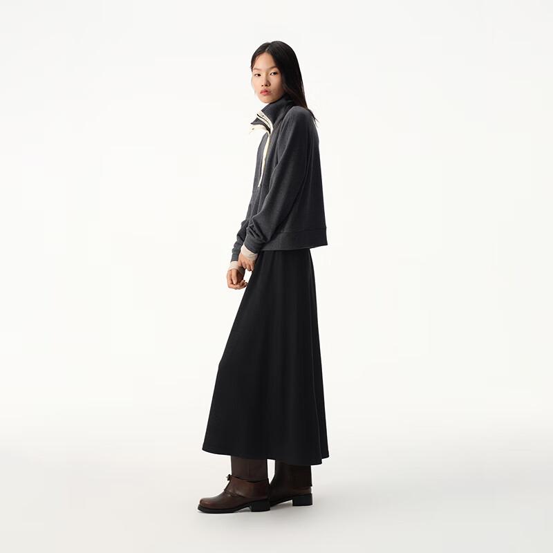 Broadcast Women's Stylish Turtleneck Loose Long-Sleeve Sweatshirt BDS4VD3016G20