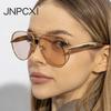 New Y2k Vintage Metal Pilot Sunglasses for Women Men Punk Popular Outdoor Driving Luxury Sun Glasses Shades UV400