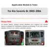 OSSURET Android Car Radio для Kia Sorento 2002 - 2006 Мультимедийная стереосистема с 9,7-дюймовым вертикальным экраном Carplay Android Auto Intelligent Player Navi GPS WIFI