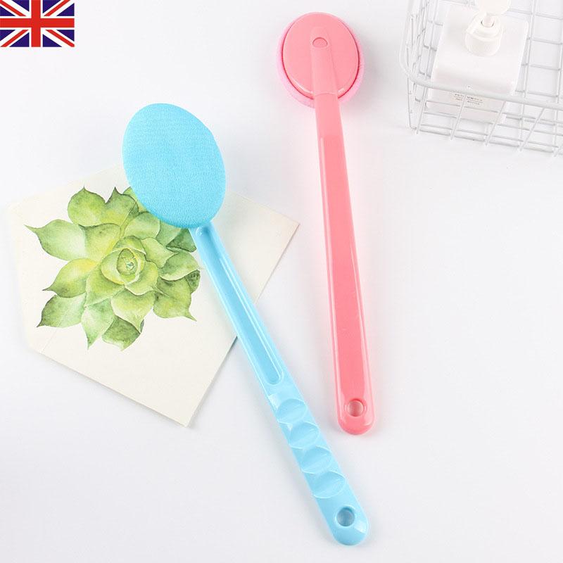 Душевая щетка-скраббер, аппликатор для лосьона, губка для ванны, щетка для тела с длинной ручкой