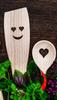 GLASS PLATE BOARD PANEL TABLETOP 30x52 SMILE