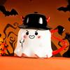 Halloween Coffee Mug Ghost Wearing Hat Shape Ceramic Cup Dishwasher Safe Festive Mug Seasonal Decoration Gift
