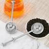 Stainless Steel Tea Strainer One Handed Operation Ball Shape Tea Filter Dual-Function Quick Sifting Flour Sifter for Baking Cakes And Spices