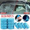 Car Windshield Cleaner Effervescent Tablet Universal Window Glass Washer Fluid Concentrated Solid Set Remove Stains Clear Vision