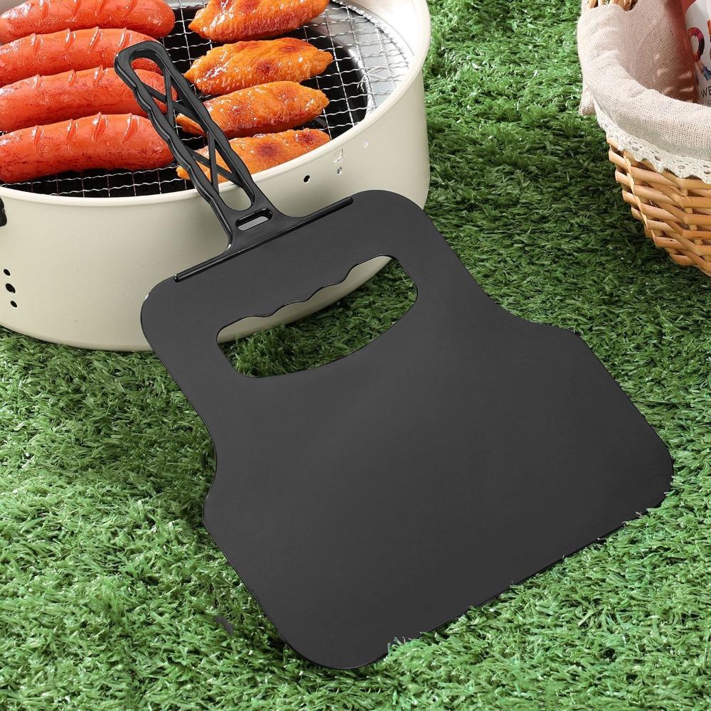 New Barbecue Hand Fan Heat Resistant Barbecue Manual Fan Outdoor Cooking Hand Blower Charcoal Grill Hand Fan Blower for Camping