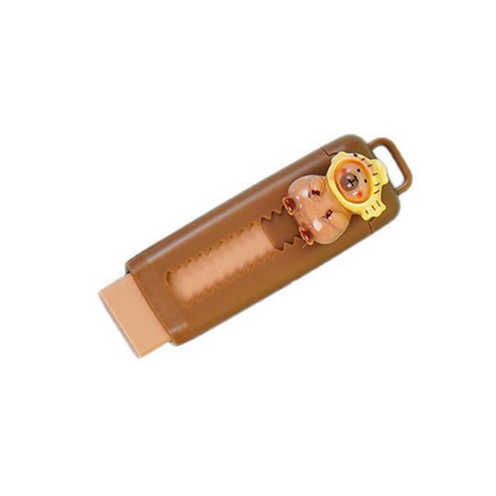 Kawaii Push Pull Capybara ластик мягкий школьные принадлежности чистый беспорядок бесплатный канцелярский канцелярский ластик для студентов для детей подарок