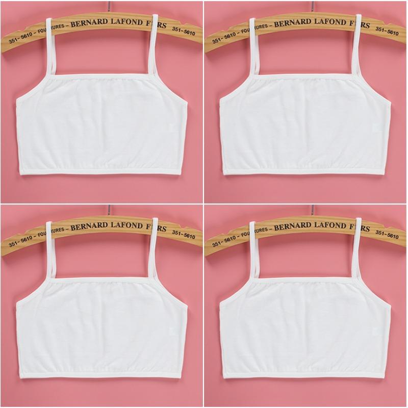 4 шт./лот, модель детского нижнего белья, топ из 100% хлопка для девочек, майка ярких цветов, майка для девочек, жилет