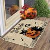 Halloween-themed Doormat Machine Washable, Non-Slip Entrance Hallway Mat Bathroom Rug Atmospheric Home Decor